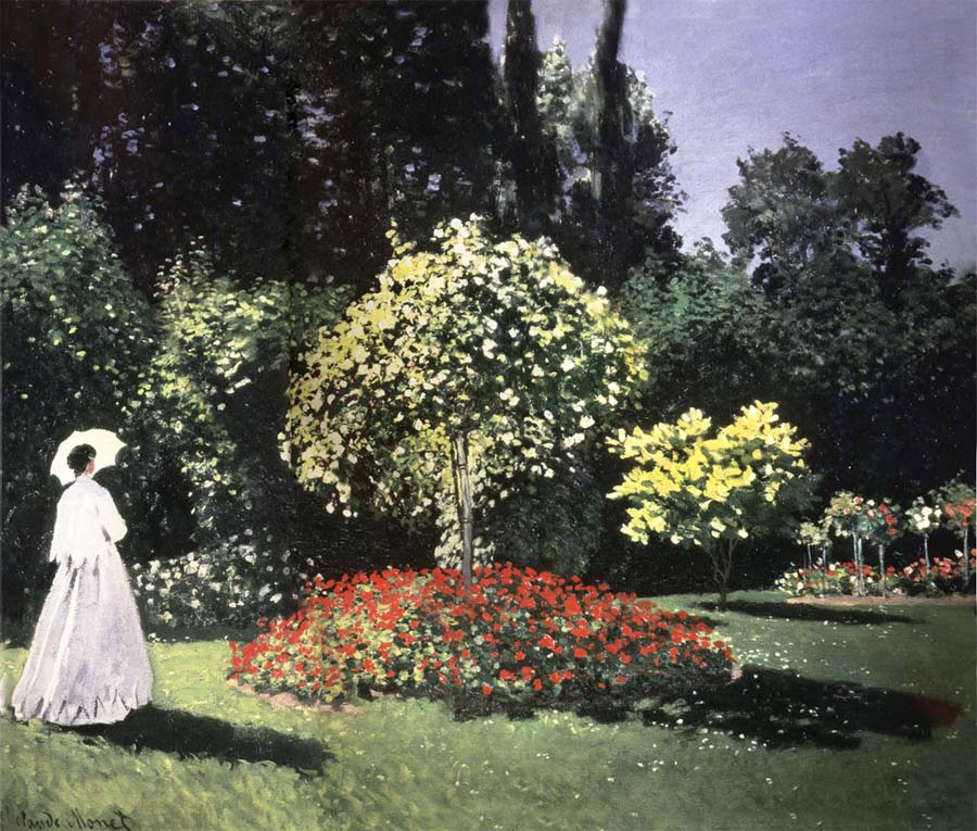 Jeanne-Marguerite Lecadre in the Garden
